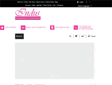 Tablet Screenshot of indushairextensions.com